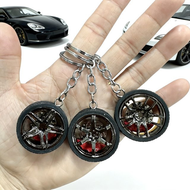JDM RACING Schlüsselanhänger, Reifenfelge, Bremsscheibe - Bild 1