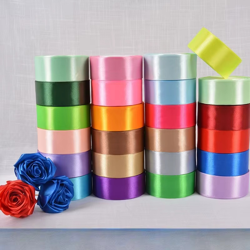 Merylover Satinband Set für DIY Bastelarbeiten, Hochzeit und Weihnachtsdekoration, Farben: Grün und Mehrfarbig, Rollenlänge: 25 Yards, Breite: 6 mm bis 50 mm - Bild 3