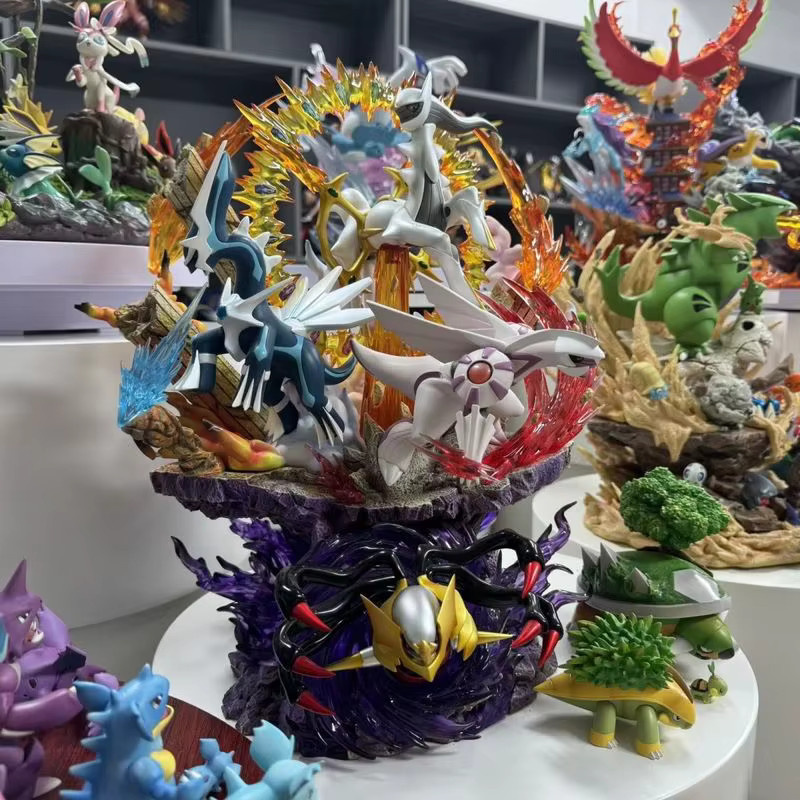 Bandai Pokémon Arceus Dialga Palkia Giratina, Anime-Figuren, PVC-Statue - Bild 3