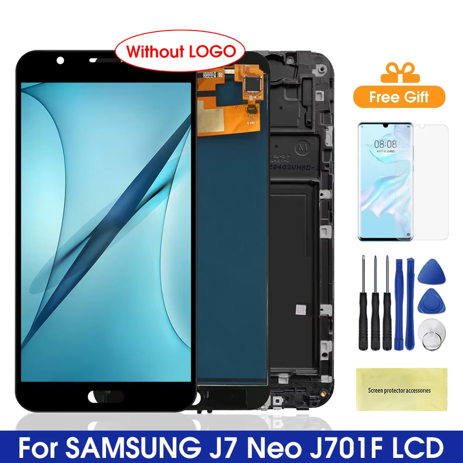 Samsung Galaxy J7 Neo LCD Display mit Touch Screen in Schwarz, 5,5 Zoll, Modell J701 J701F J701M J701MT - Bild 6