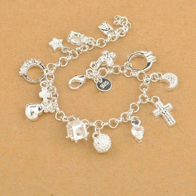 YAAMELI Armband 925 Sterling Silber, Farbig, Damen - Bild 1