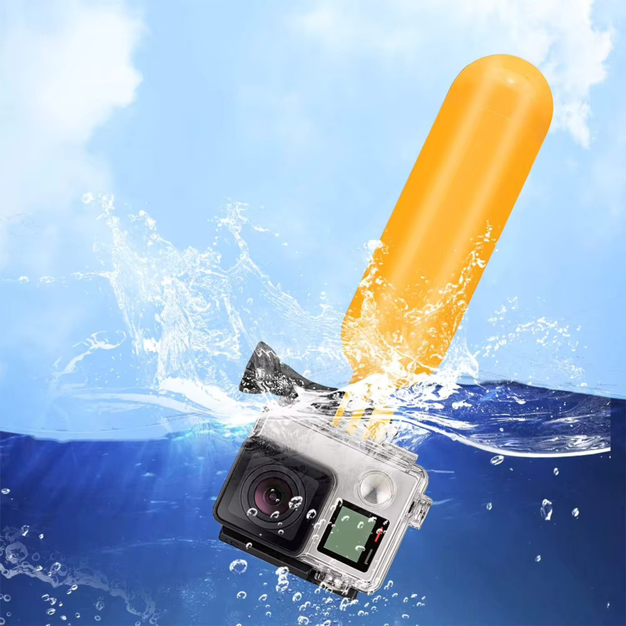 EXSKOF Schwimmender Handgriff mit Auftriebsstange und Anti-Verlust-Handschlaufe für GoPro Hero 13 12 11 10 9, Insta360 und DJI Action-Kameras für Wassersport - Bild 3