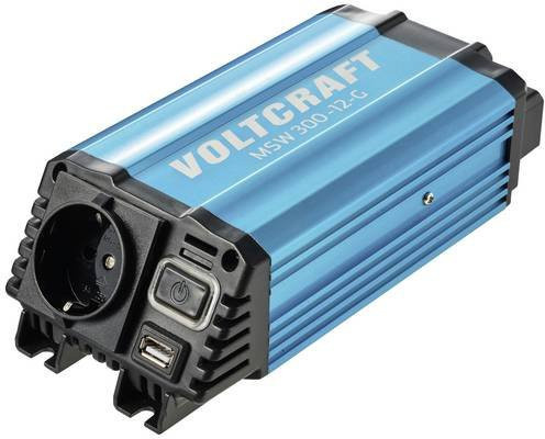 Voltcraft Wechselrichter MSW 300-12-G 300W 12 V/DC zu 230 V/AC mit modifizierter Sinuswelle - Bild 1