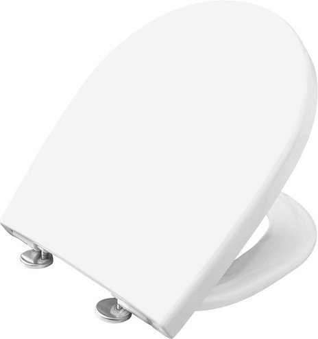 Cornat WC-Sitz PREMIUM aus Duroplast, oval, mit Softclose-Funktion und Quick-Release, Farbe: Weiss, B/T/H: 47,0 x 38,5 x 5,0 cm - Bild 1