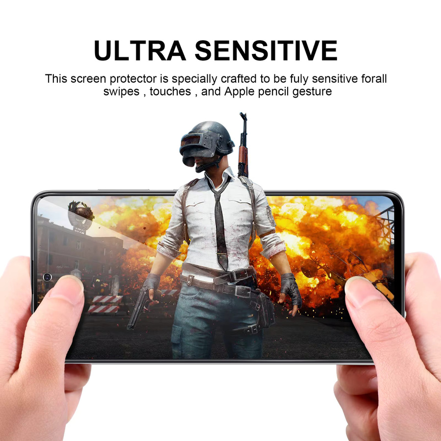 Samsung Galaxy A51 Displayschutzfolie aus gehärtetem Glas Crystal Mica 9H HD klar transparent - Bild 3