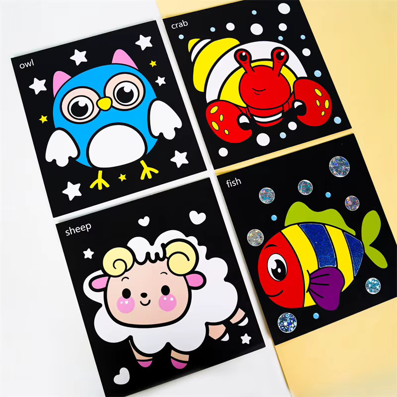 DIY Cartoon-Malset, 12-teiliges Set, Bunt / Mehrfarbig, Tiere - Bild 2