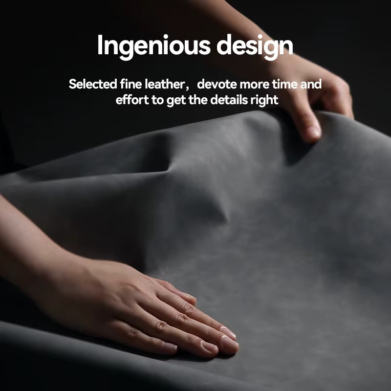 Luxuriöse Leder-Handyhülle Fanda für Xiaomi Mi POCO F8 PRO 5G und POCO F8 Ultra in Grau - Bild 1