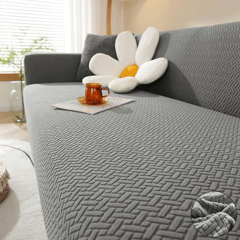 Elastischer Jacquard-Sofabezug aus Polyester für 1-Sitzer, Breite: 90-140 cm - Bild 3