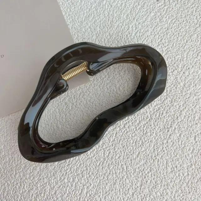 Haar Krallen Clip Wolken, Acryl, schwarz, Damen - Bild 1