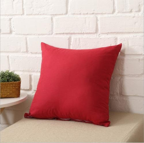 Yiran Furniture Kissenbezug aus Baumwoll-Leinen-Mischung in Rot, B/H: 40 x 40 cm - Bild 1