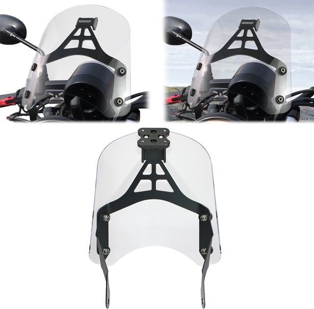 XITOMER GPS-Halterung für Windschutzscheiben passend für Moto Guzzi V7 750 II III 2008-2020, V7 850, V7 850 E5+ und Sport, transparent - Bild 1