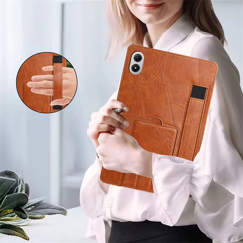 Xiaomi Business PU-Leder Standhülle für Poco Pad M1 und Redmi Pad Pro 12.1 Zoll in Pink und Brown - Bild 4