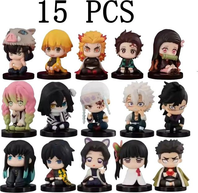 Fashnics Demon Slayer Nezuko Tanjirou Figur, 15-teiliges Set, ab 14 Jahren - Bild 1