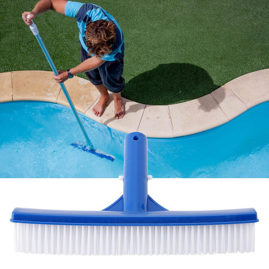 Kunststoff Schwimmbeckenbürste zur Reinigung von Schwimmbecken, Spas, Thermalbecken und Teichen, 10 Zoll - Bild 2