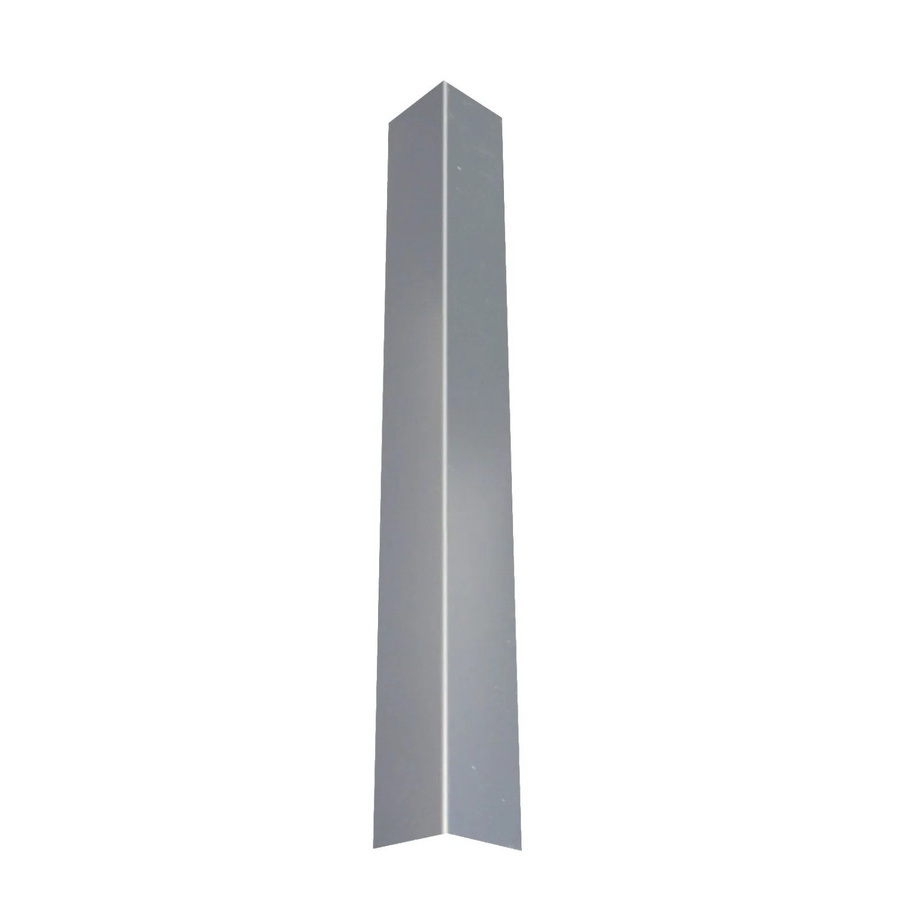 Schlögel Alu-Kantenschutz Winkelprofil aus Aluminium in Weißaluminium RAL 9006, B/H: 100 x 100 mm, Dicke: 2 mm, Länge: 1500 mm - Bild 2