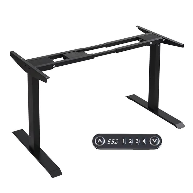 Radlove Elektrisch Höhenverstellbares Schreibtisch Gestell mit 2 Motoren, Schwarz/Weiß, B: 110 cm, T: 57 cm - Bild 5