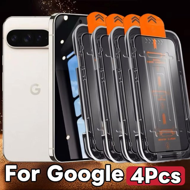 Anti-Spionage Displayschutzfolie mit oleophober Beschichtung für Google Pixel 9 Pro XL, 10 Pro XL, 8 Pro, 9A, 8A, 7A und 6A zur Unterstützung der Fingerabdruck-Entsperrung - Bild 1