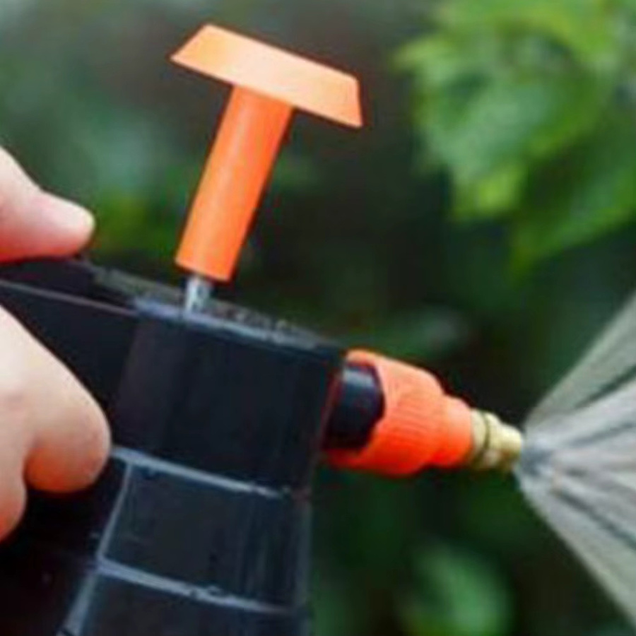 ATUOTIN Handdruck-Wassersprüher in Orange, verstellbarer manueller Gartensprüher und Desinfektionssprühflasche mit 2/3L Fassungsvermögen - Bild 5