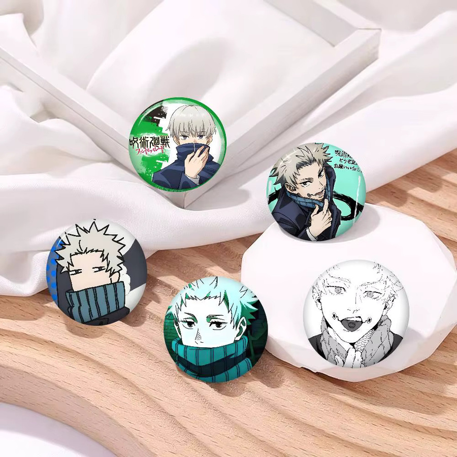Kayou Anstecknadel Anime Toge Inumaki Logo, Weißblech, Brosche - Bild 2