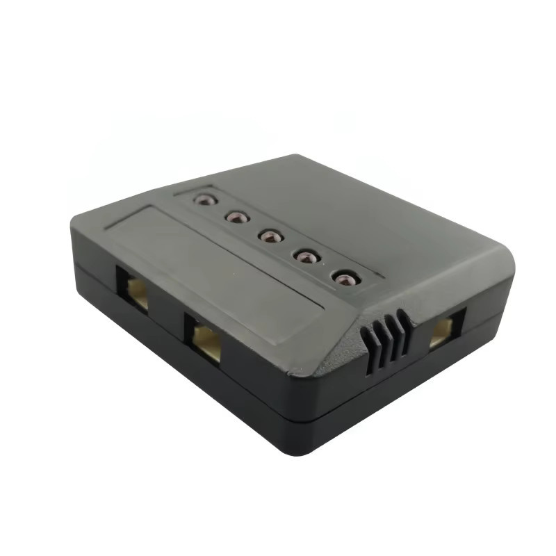MKronRC 5-in-1 USB LiPo-Akkuladegerät PH2.0 für 1S 3,7V RC-Drohnen in Schwarz - Bild 2