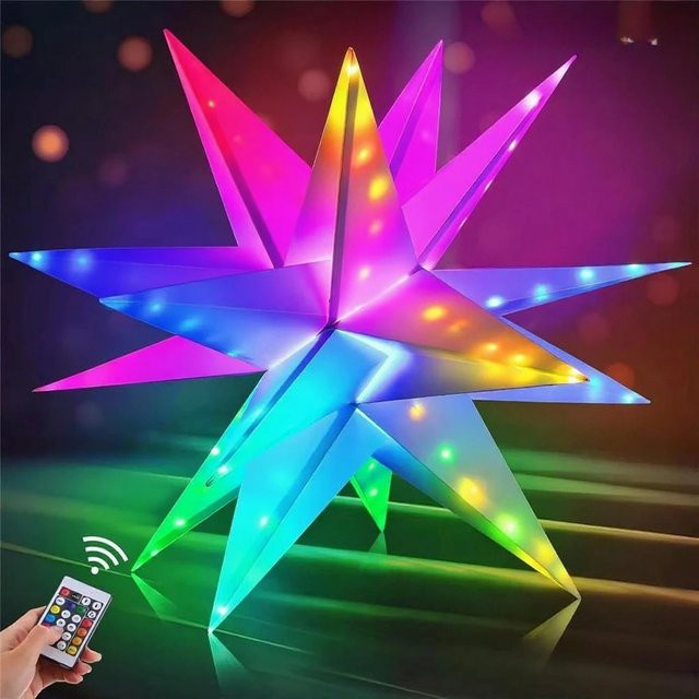 BIG Star Smart LED RGB Sternlicht mit Bluetooth APP Steuerung, Mehrfarbig - Bild 1