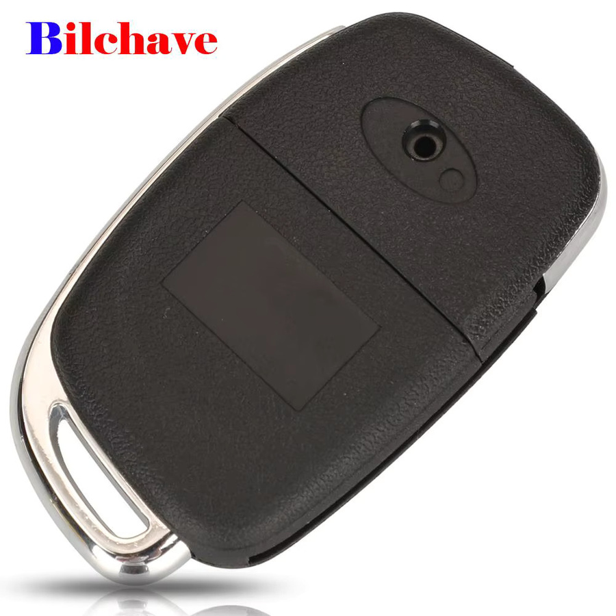 Jingyuqin Ersatzgehäuse für Hyundai Solaris Verna Reina Elantra ix25 Flip Fernbedienung Auto Schlüssel Shell Fob in Schwarz - Bild 3