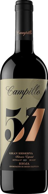 Campillo 57 Gran Reserva Tempranillo Rioja DOCa Rotwein 2015 trocken 0,75 l - Bild 1