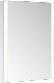 Keuco Spiegelschrank Somaris 1-türig in Weiß mit LED-Beleuchtung und internen Regalen, B/H/T: 60 x 71 x 11,5 cm - Bild 1