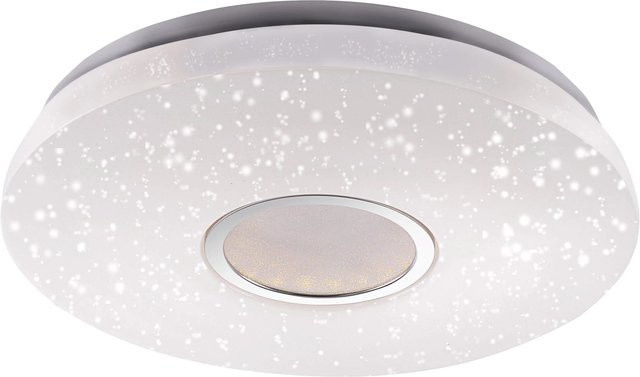 Just Light LED-Deckenleuchte Jonas Sternenhimmel in Weiß, rund, Durchmesser: 59 cm - Bild 1