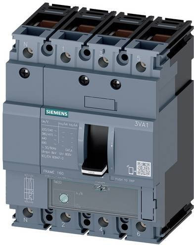 Siemens 3VA1132-5EE46-0AA0 Leistungsschalter in Grau mit einem Einstellbereich von 22 - 32A und einer maximalen Schaltspannung von 690 V/AC - Bild 1