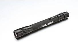 Projahn LED Stiftlampe PJ140 in Schwarz mit 5 W, Halteclip und rückseitigem Schalter - Bild 1