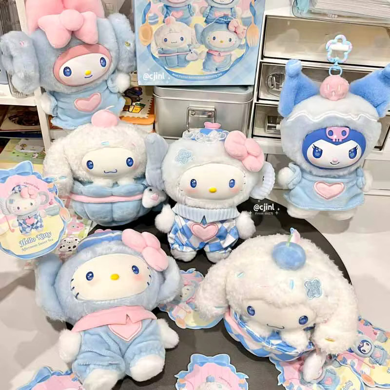 52TOYS Sanrio Blaue Flatter-Serie, Plüsch-Entspannungsspielzeug, Blau - Bild 2