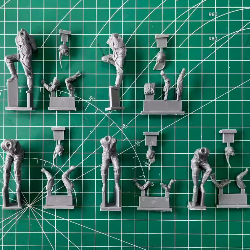 BAANFU History Hobby Miniatur-Soldat 5, Modellbausatz, Maßstab 1:35, Einzelfigur, unmontiert und unbemalt - Bild 2