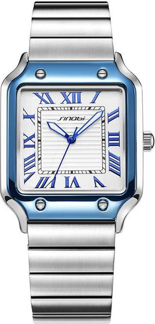 Sinobi Armbanduhr Edelstahl, Quarz, Grau, Herren - Bild 1