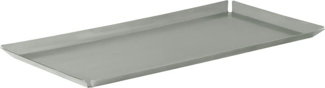 VEGA Serviertablett Pereti aus Edelstahl in Silber, rechteckig, B/T/H: 15,1 x 31,1 x 0,8 cm - Bild 1