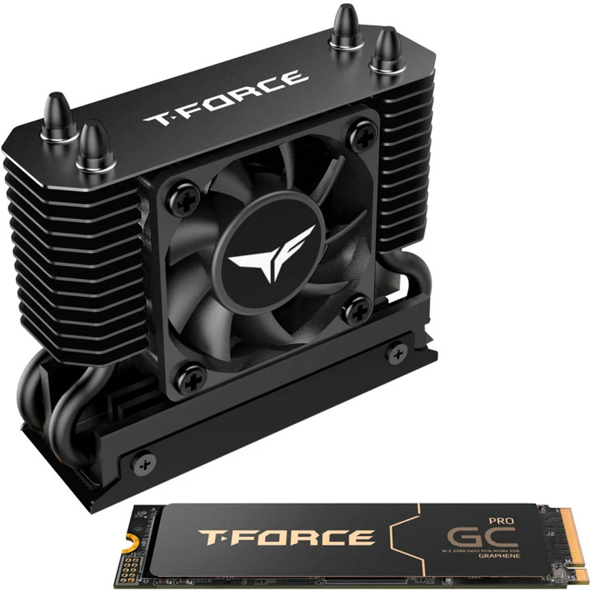 Teamgroup T-Force GC PRO 4 TB NVMe M.2 SSD, Schwarz - Bild 1
