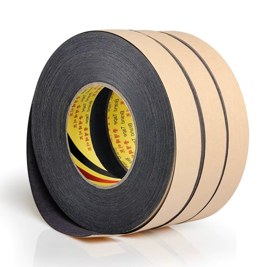 Selbstklebendes Ripsband in Schwarz mit Stoffenden, 25 Yards - Bild 2