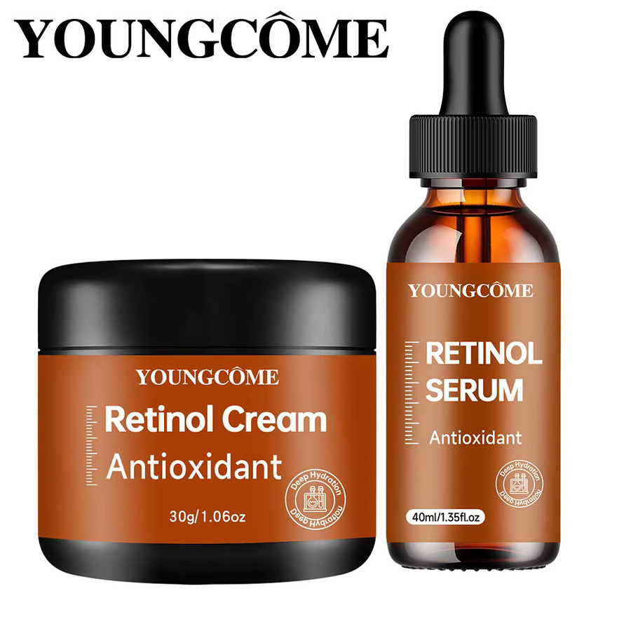 YOUNGCOME Retinol-Creme und Serum-Set, Gesichtspflege, Reife Haut - Bild 4