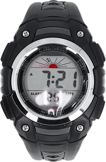 Neoglint Digitaluhr, Schwarz, Kautschuk, 5 ATM, Unisex - Bild 1