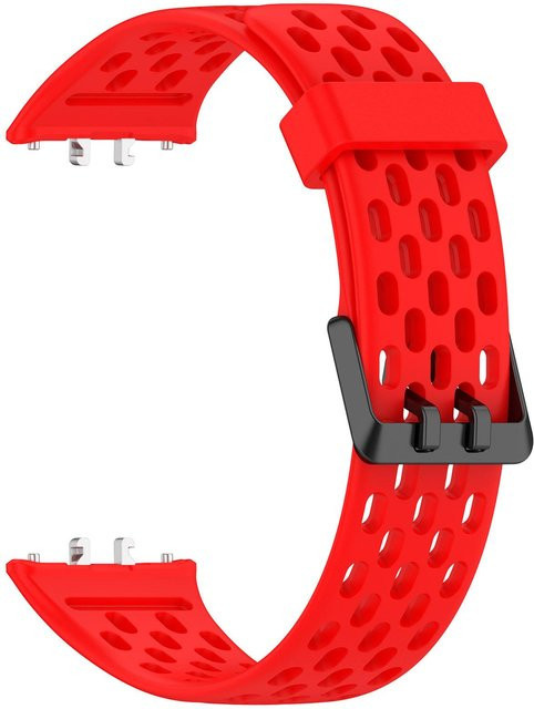 PINSENDA Uhrenarmband Silikon, Samsung Galaxy Fit 3, rot, Unisex - Bild 1
