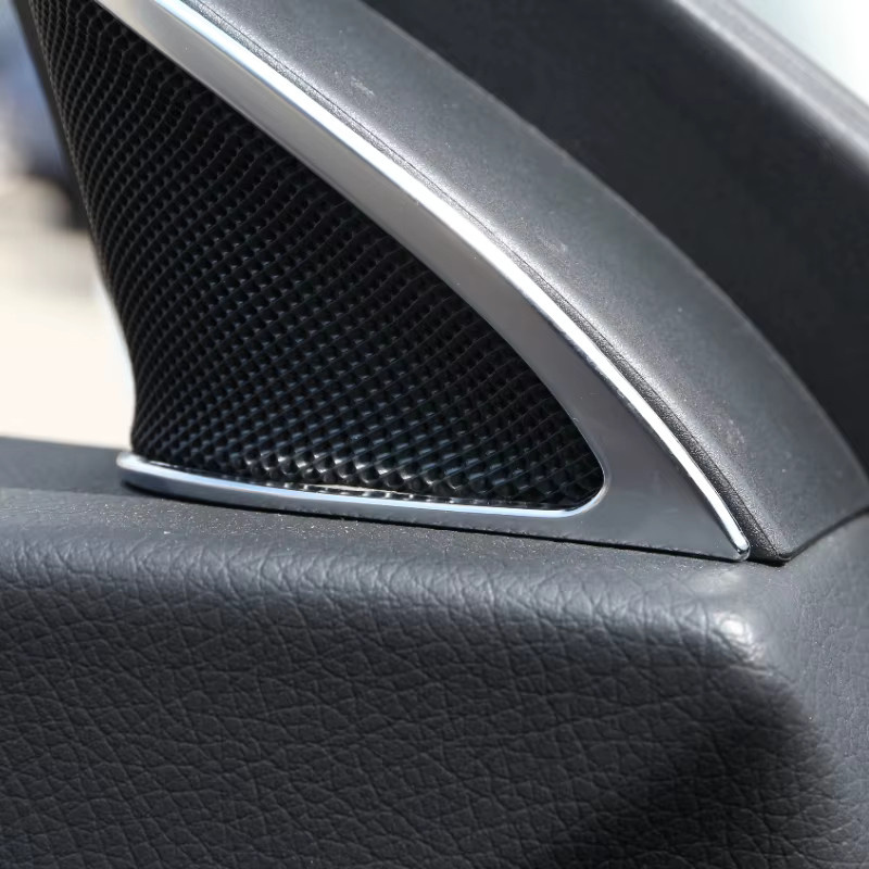 Suetlcoity Lautsprecher-Dekorationsrahmen für Mercedes Benz A-Klasse GLA W176 X156 in Silber - Bild 5