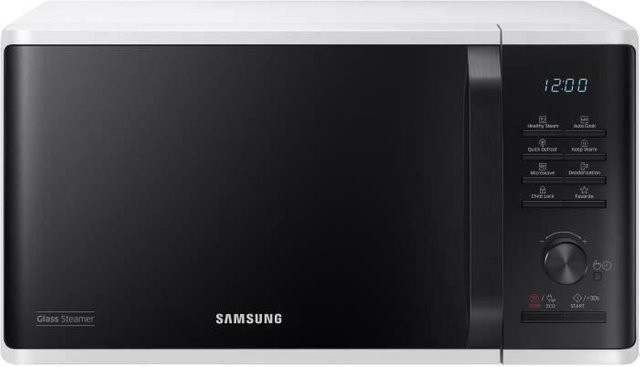 Samsung Solo Mikrowelle MS23K3555EW in Weiß mit 23 l Volumen und elektronischer Steuerung - Bild 1
