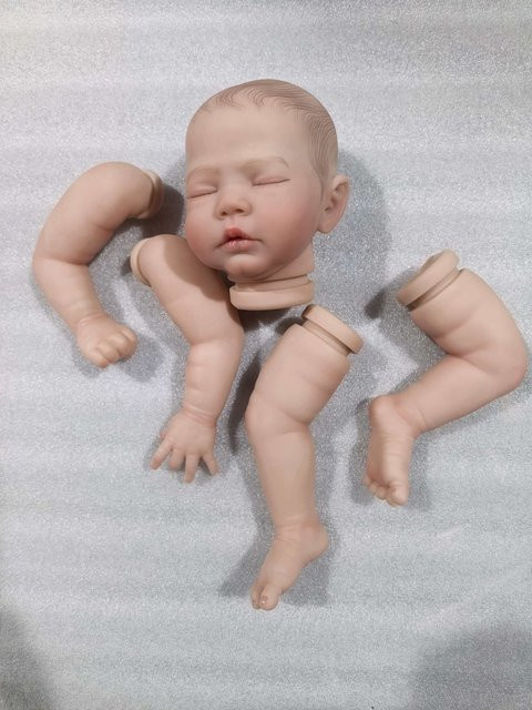 NPK Zori Reborn-Puppenbausatz, 16-Zoll, lebensechte Neugeborene, Kunststoff - Bild 1