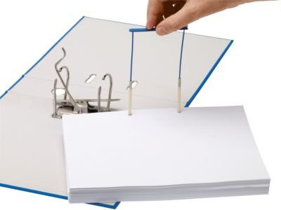 Bankers Box ProClip Archiv-Abheftbügel mit Aufreihstiften, 50 Stück, blau - Bild 1