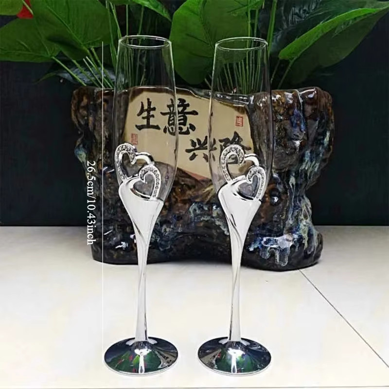 Kristall Blase Weinglas Set aus transparentem Glas für Champagner und Rotwein - Bild 3