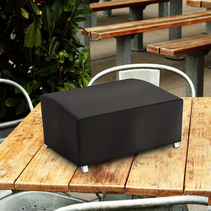 Robuste Blackstone Grillabdeckung mit Kapuze für Tischplatten und Campinggrills in Schwarz - Bild 4