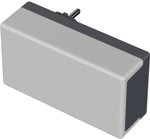 Bopla ELETEC SE 430 E/CEE Stecker-Gehäuse aus ABS und Polycarbonat in Lichtgrau und Graphitgrau, B/T/H: 120 x 65 x 40 mm - Bild 1