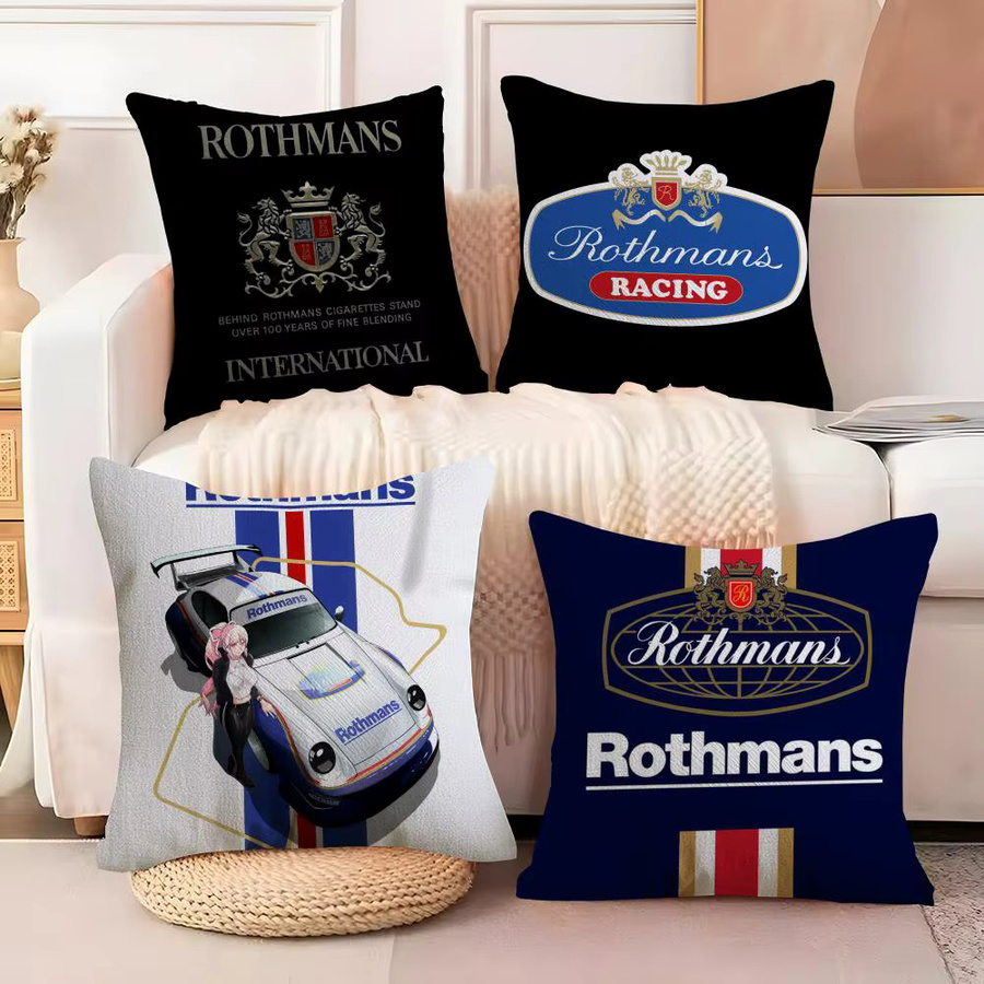 R_RothmanS Kissenbezug aus Plüsch mit Grafik-Motiv, schwarz und mehrfarbig, B/H: 30 x 30 cm - Bild 2