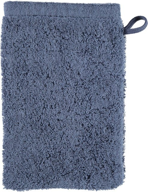 Waschhandschuh Cawö LIFESTYLE in Blau und Nachtblau - Bild 1