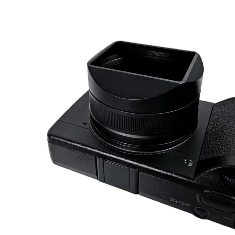 Ricoh GR4 GR IV Metall-Bajonett-Gegenlichtblende mit Kappe in Schwarz - Bild 2
